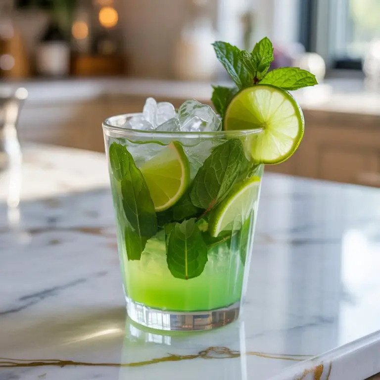Minty Grinch Mojito Cocktail Recipe