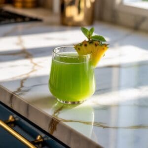 Grinchy Pineapple Punch Cocktail Recipe