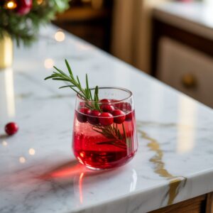 Cranberry Grinch Spritz Cocktail Recipe