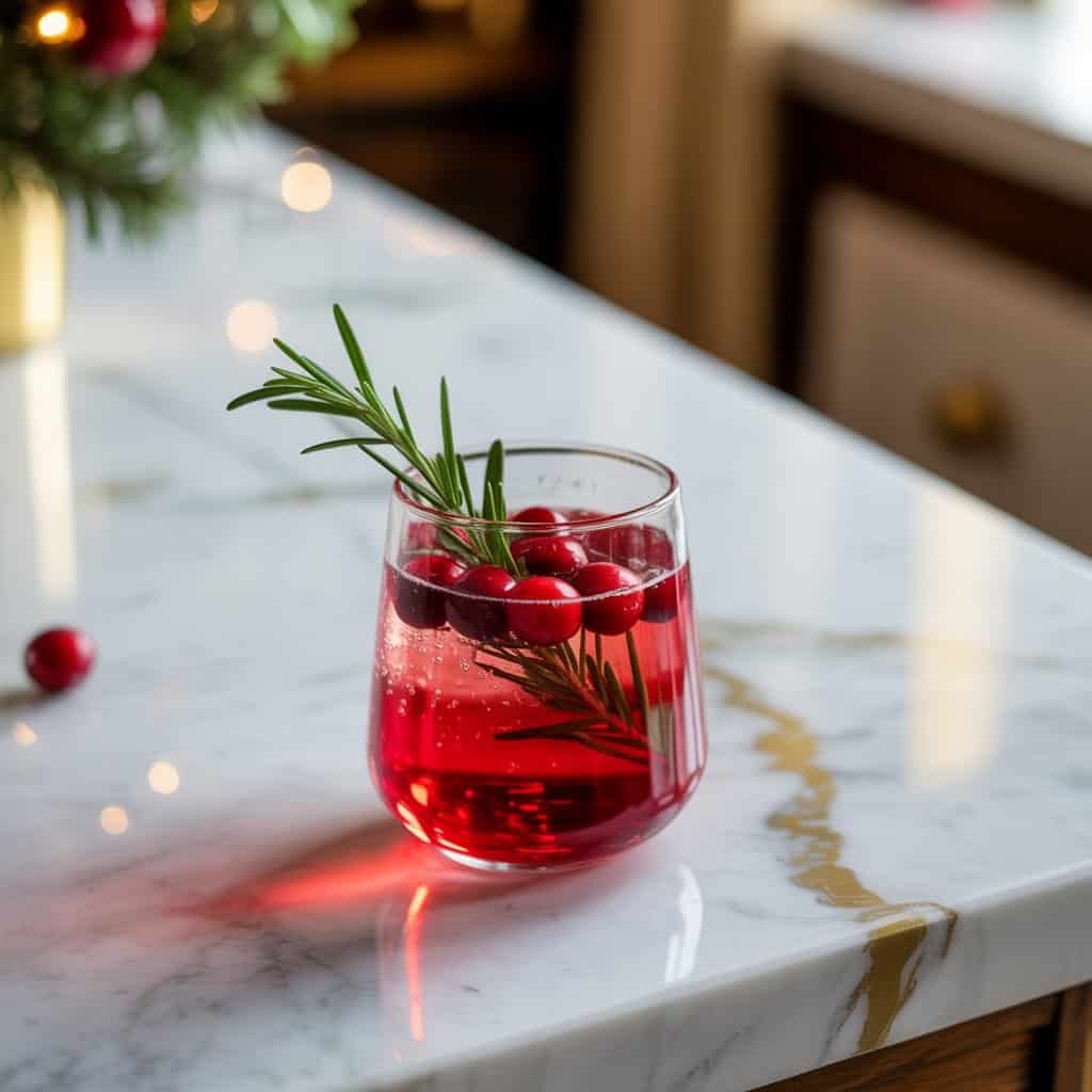 Cranberry Grinch Spritz Cocktail Recipe