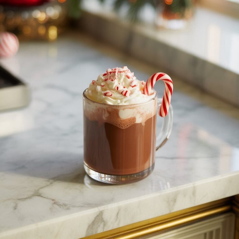Hot Chocolate & Peppermint Schnapps Cocktail Recipe