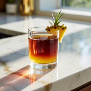 Dark Rum & Pineapple Juice Cocktail Recipe