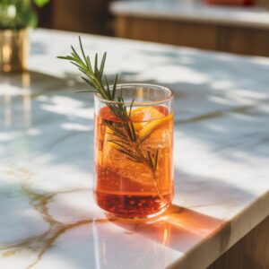 Aperol Tonic with Fresh Rosemary Cocktail Recipe