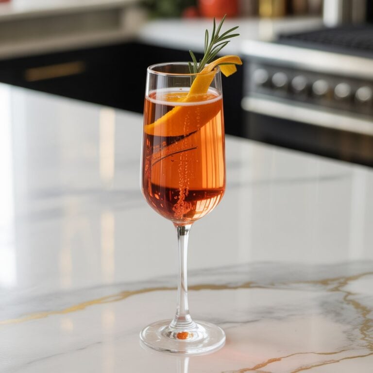 Aperol Champagne Christmas Royale Cocktail Recipe