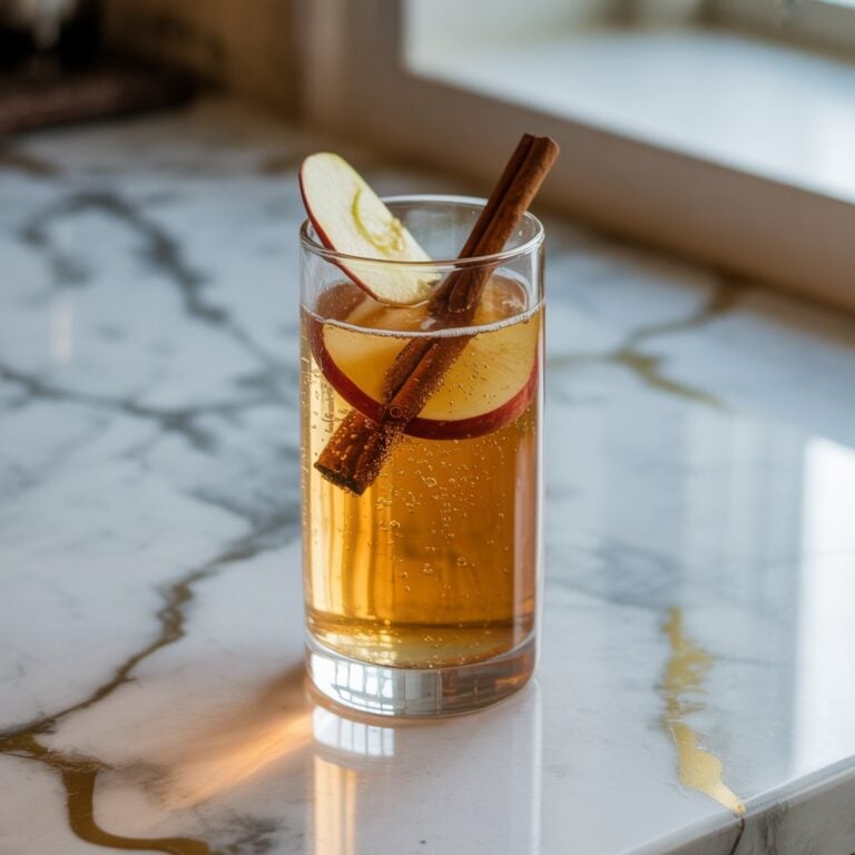 Rum and Apple Cider Fizz Cocktail Recipe