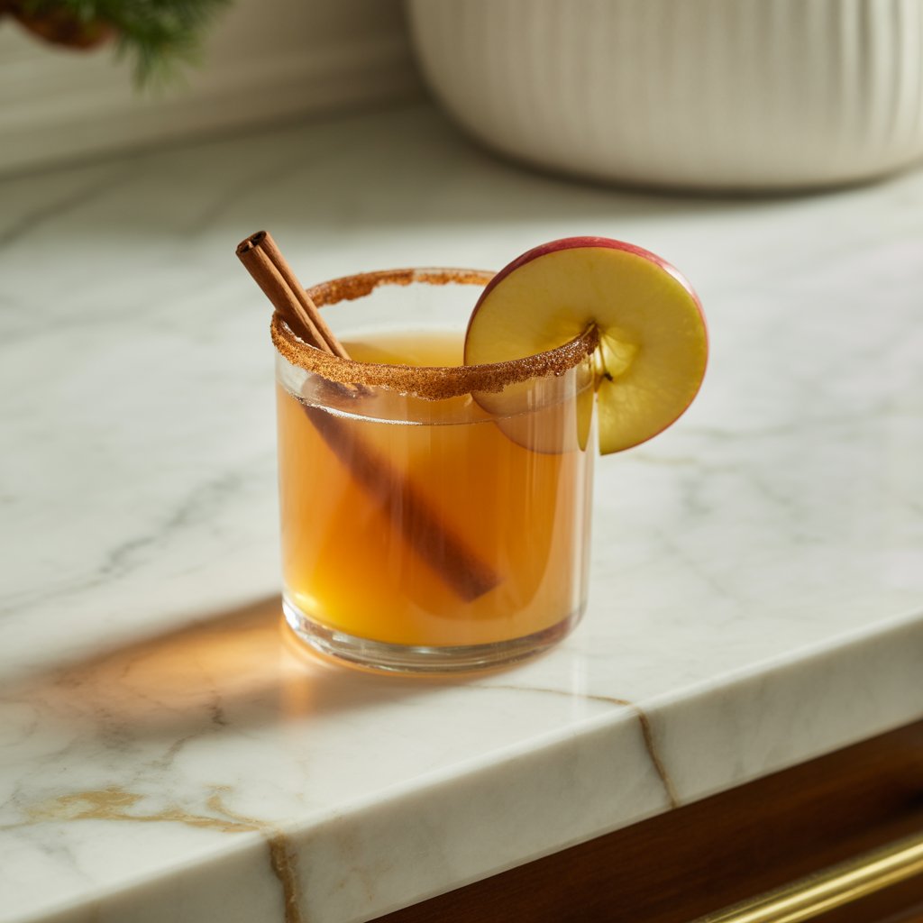 Cinnamon Apple Cider Margarita Cocktail Recipe