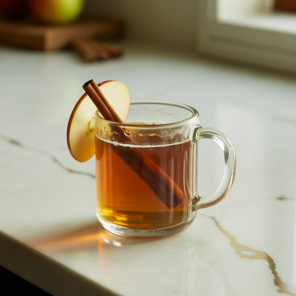 Apple Cider Hot Buttered Rum Cocktail Recipe
