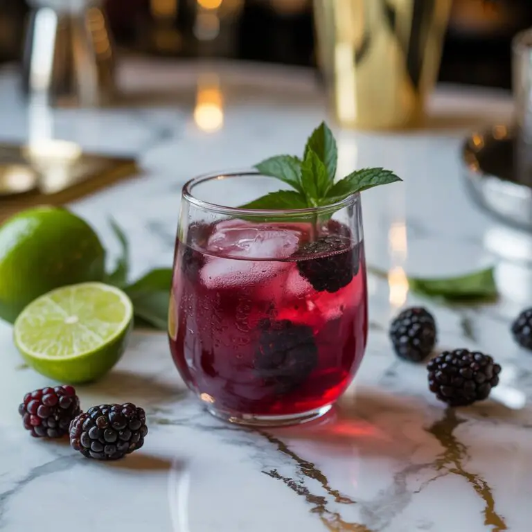 Blackberry Caipiroska Cocktail Recipe