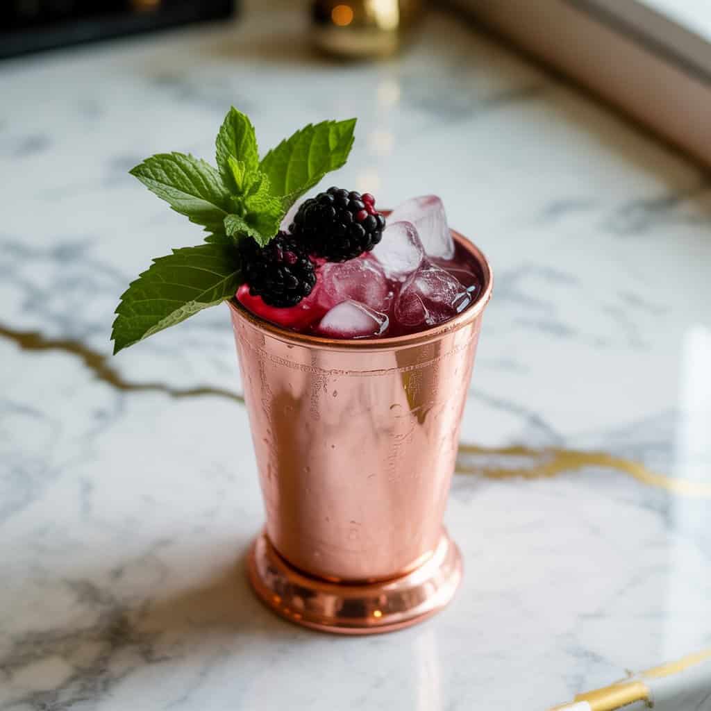 Blackberry Mint Julep Cocktail Recipe