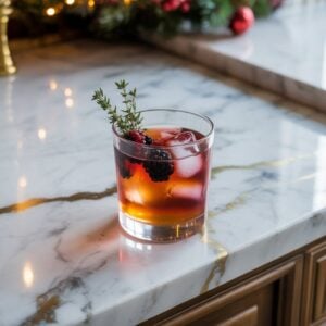 Blackberry Whiskey Sour Cocktail Recipe