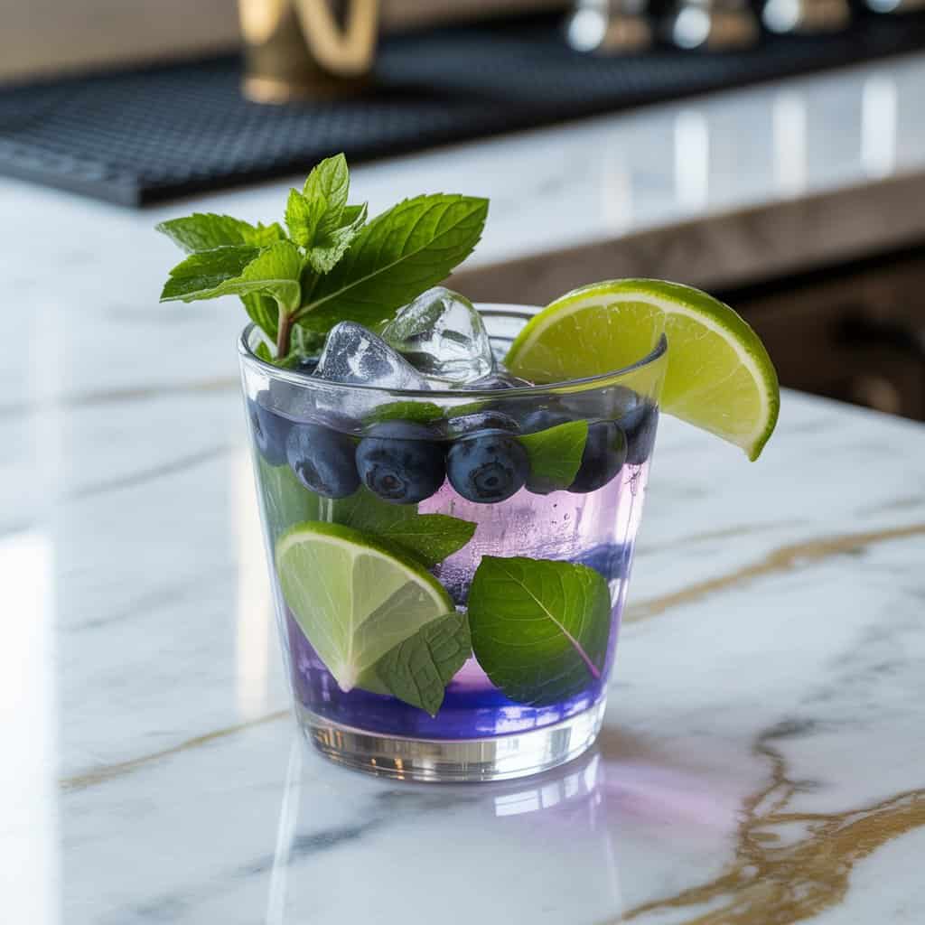 Blueberry Mojito Cocktail Recipe