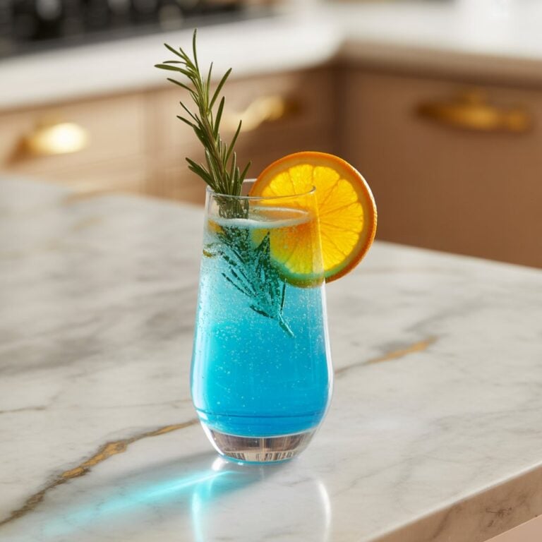 Blue Curaçao Fizz Cocktail Recipe