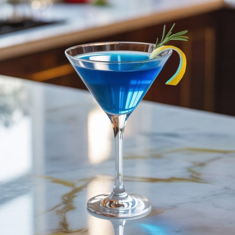 Blue Ocean Martini Cocktail Recipe