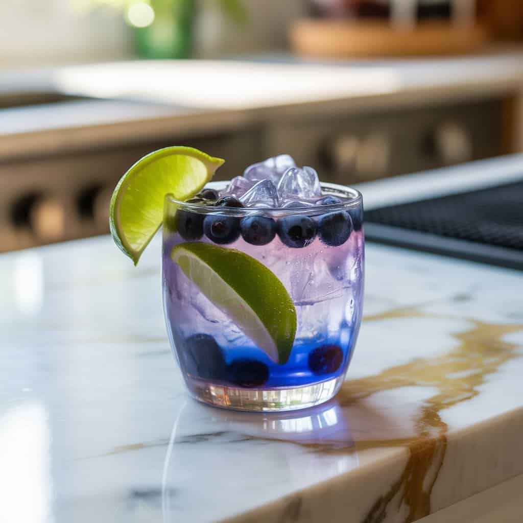 Blueberry Caipirinha Cocktail Recipe