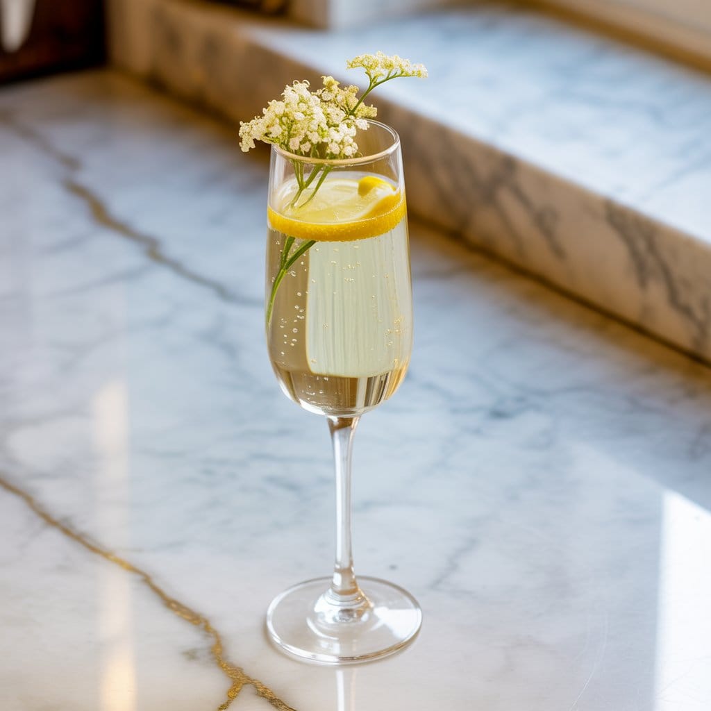 Elderflower Champagne Cocktail Recipe