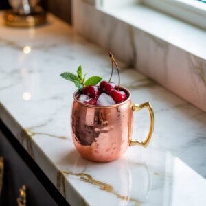 Cherry Moscow Mule Cocktail Recipe