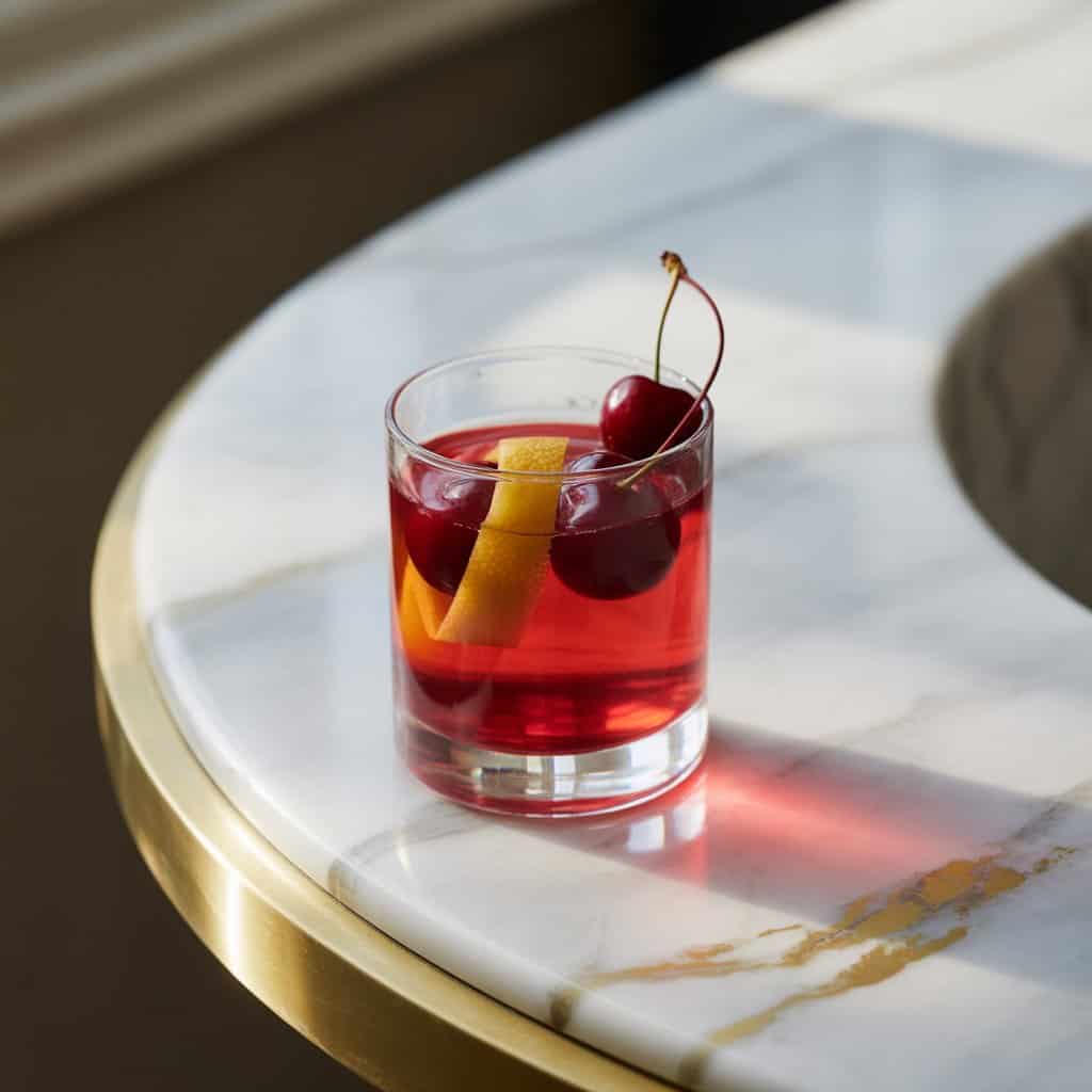 Cherry Amaretto Sour Cocktail Recipe