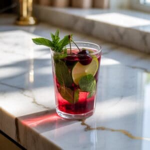 Black Cherry Mojito Cocktail Recipe
