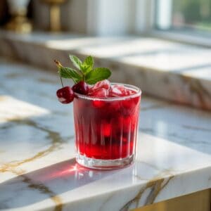 Frozen Cherry Margarita Cocktail Recipe