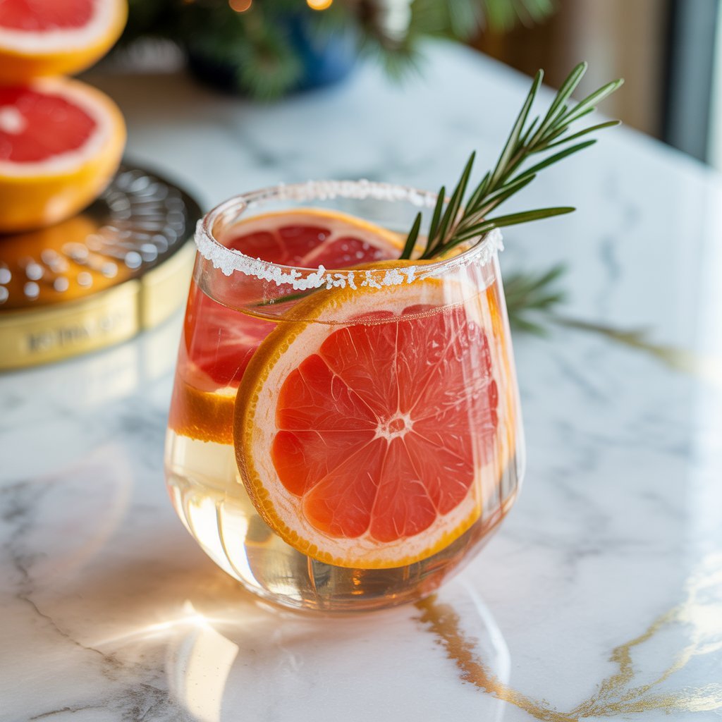Holiday Paloma with Fresh Grapefruit Cocktail Recipe