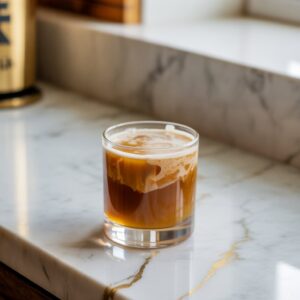 Caramel Tequila White Russian Cocktail Recipe