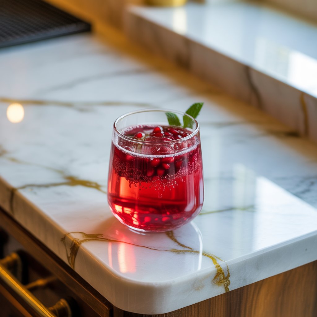 Tequila Pomegranate Fizz Cocktail Recipe