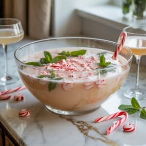 Peppermint White Russian Punch Cocktail Recipe