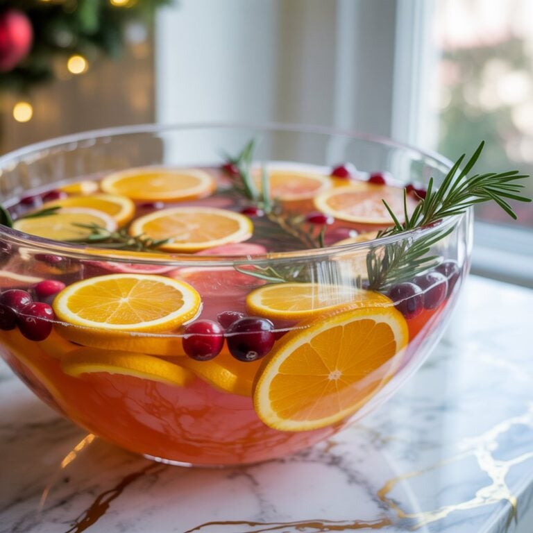 Holiday Mimosa Punch Cocktail Recipe