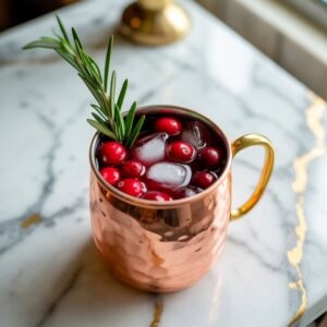 Holiday Mule with Cranberry Cocktail Recipe