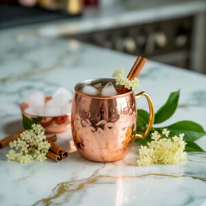 Cinnamon Elderflower Mule Cocktail Recipe