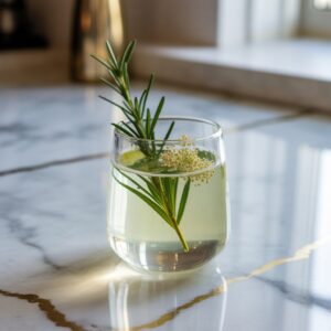 Rosemary Elderflower Gimlet Cocktail Recipe