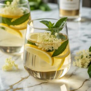 Elderflower White Wine Sangria Cocktail Recipe