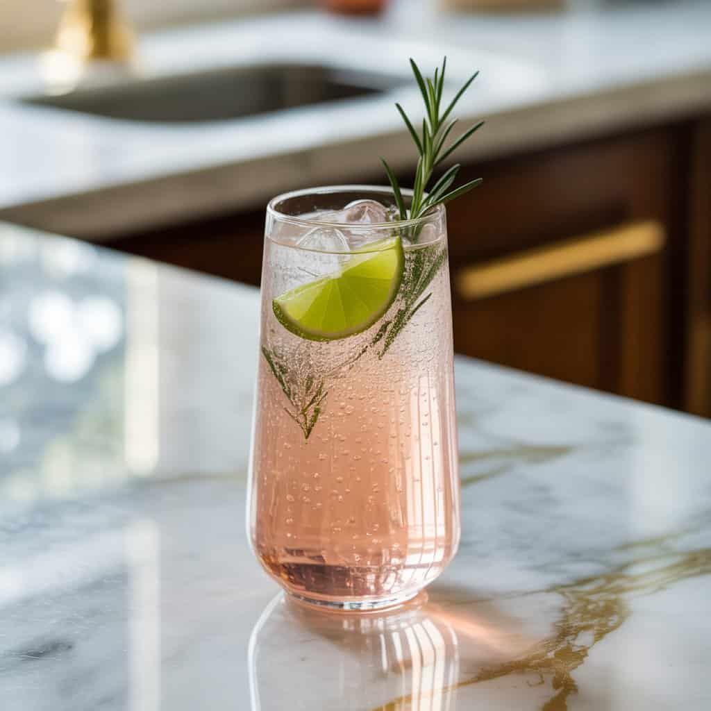 Sparkling Paloma with Soda Water Cocktail Recipe