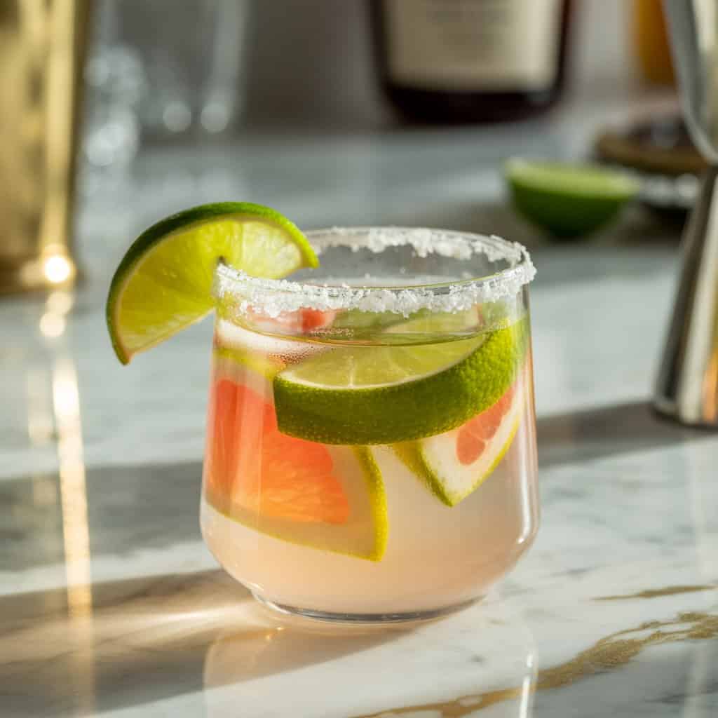 Paloma with Ginger and Lime Cocktail Recipe