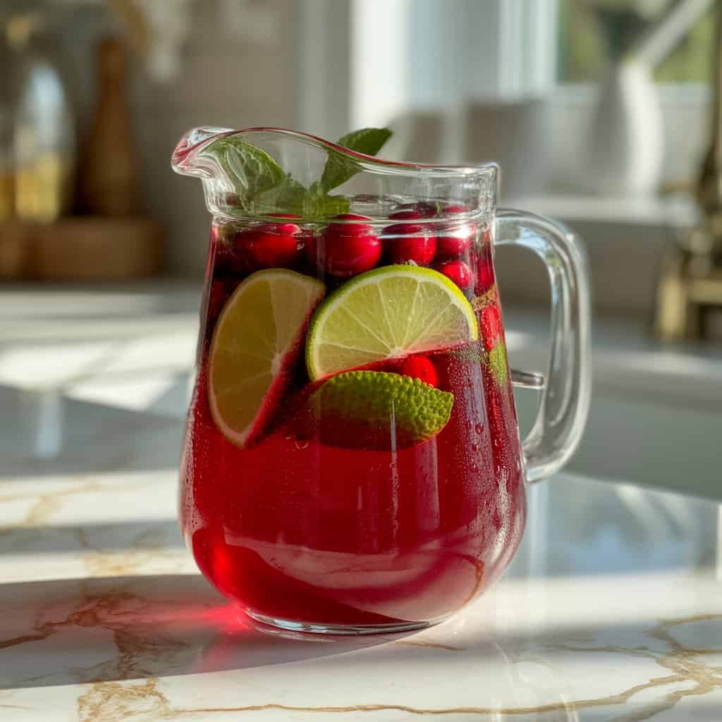 Cranberry Moscow Mule Pitcher Cocktail Recipe