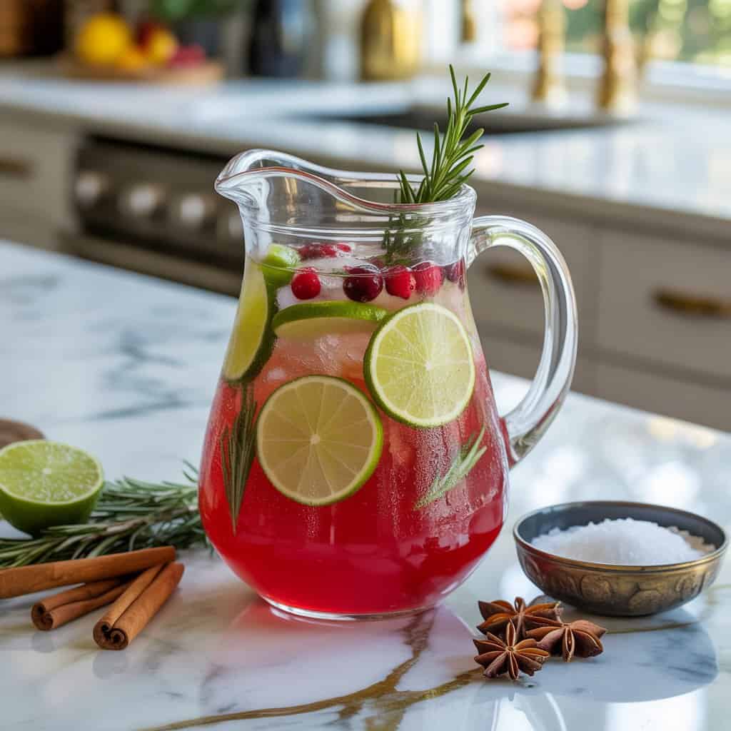 Holiday Margarita Pitcher Cocktail Recipe