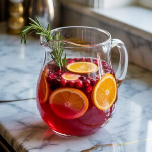 Cranberry Orange Rum Punch Cocktail Recipe