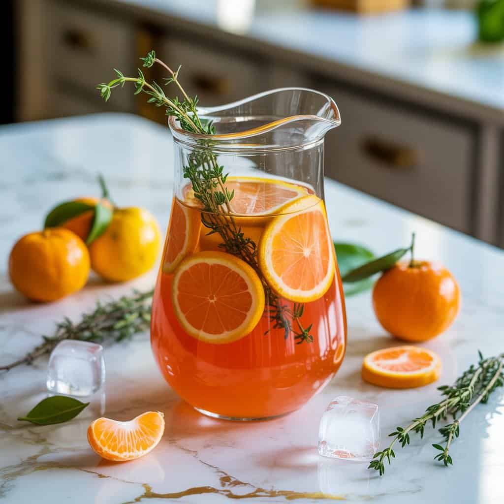 Clementine Thyme Spritz Cocktail Recipe