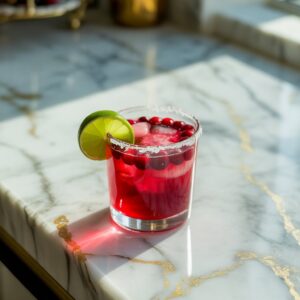 Cranberry Pomegranate Margarita Cocktail Recipe