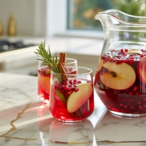 Pomegranate Apple Cider Punch Cocktail Recipe