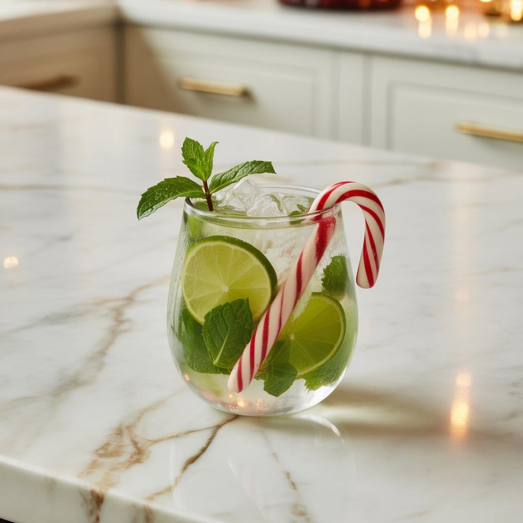 Candy Cane Mojito Cocktail Recipe