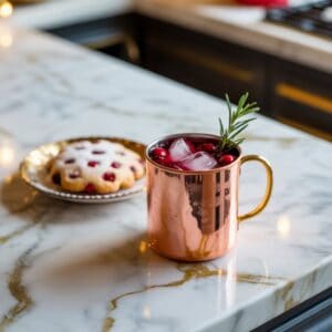 Cranberry Cookie Mule Cocktail Recipe