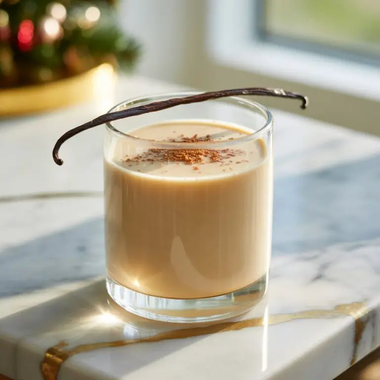 Vanilla Bean Eggnog Cocktail Recipe