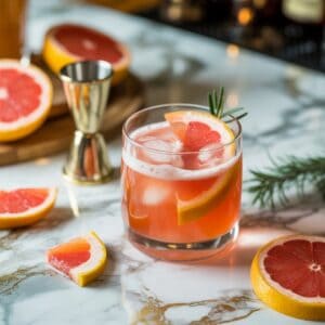 Grapefruit Tequila Sour Cocktail Recipe