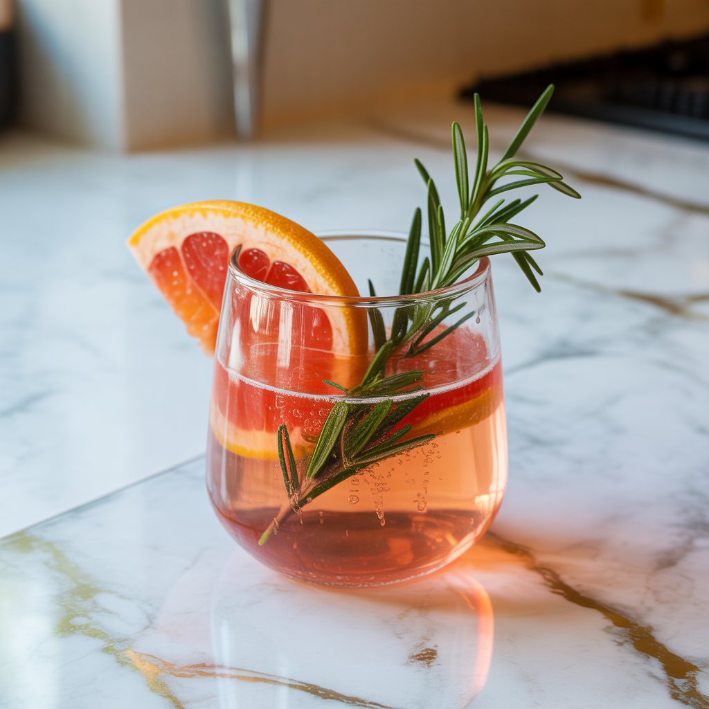 Grapefruit and Rosemary Spritz Cocktail Recipe