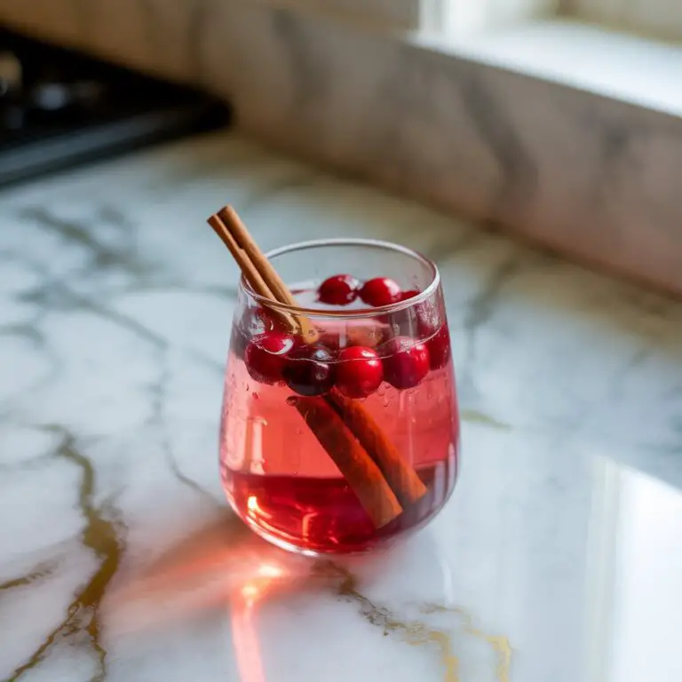 Cranberry Cinnamon Spritz Cocktail Recipe
