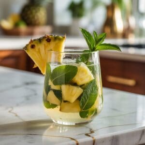 Coconut Pineapple Mojito Cocktail Recipe