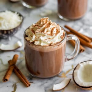 Spiced Coconut Hot Chocolate Cocktail Recipe