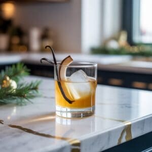 Coconut Vanilla Old Fashioned Cocktail Recipe
