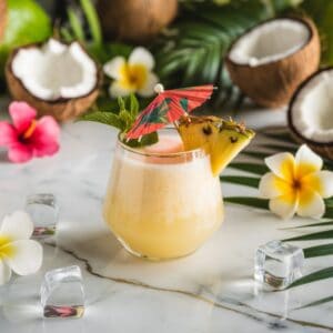 Tropical Coconut Punch Cocktail Recipe
